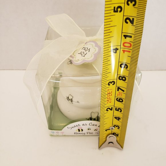 Kate Aspen Sweet as Can Bee Honey Pot with Dipper - Picture 4 of 8